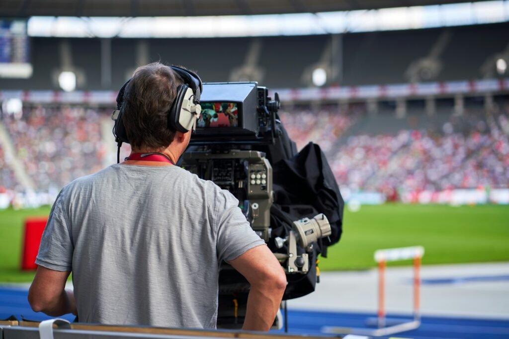 Broadcasting football matches 