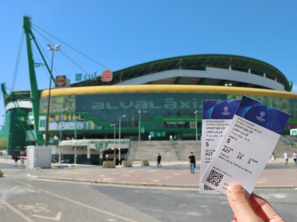 2 ingressos para a Liga dos Campeões em Lisboa
